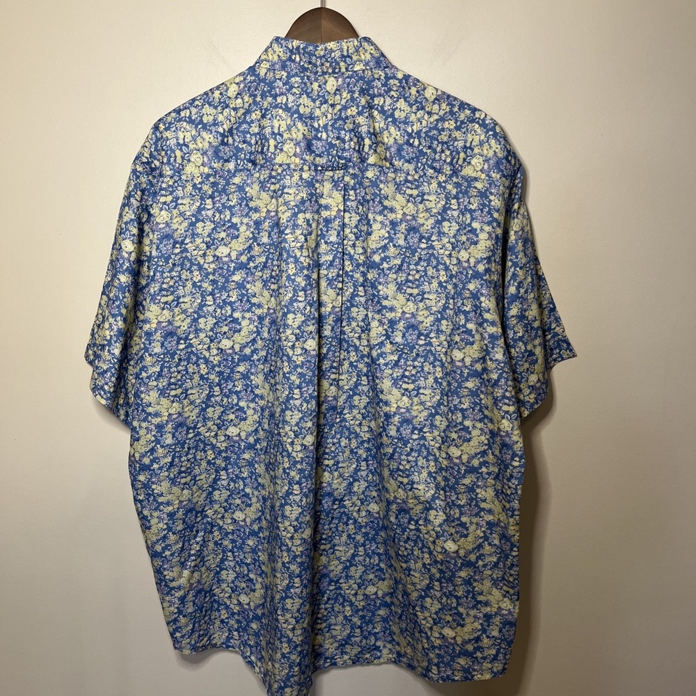 Orvis Men's Short Sleeve Hawaiian Colorful Button Down Collared Shirt Large - Picture 3 of 6